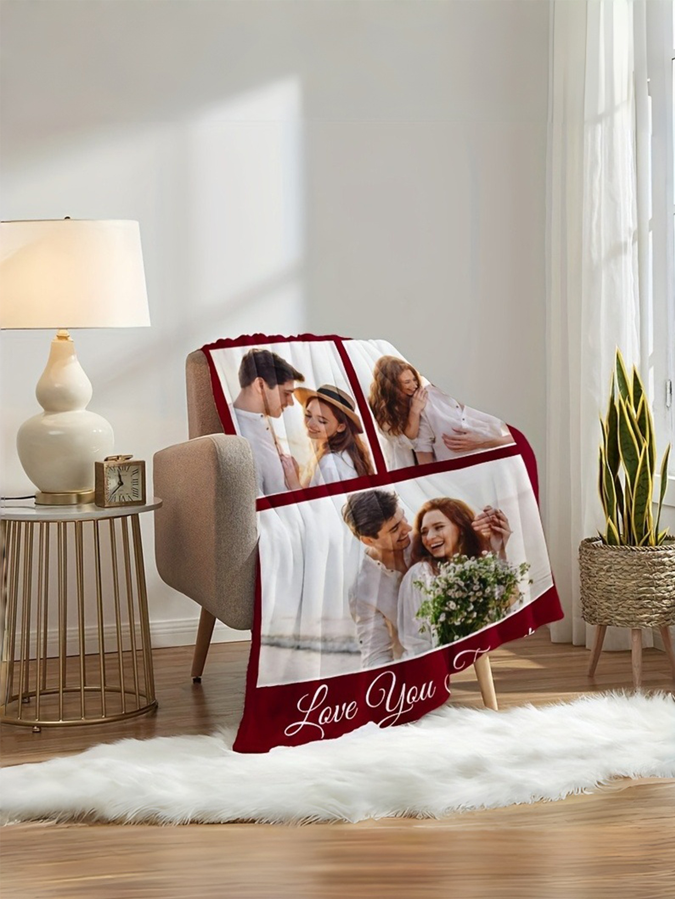 Custom Photo Memory Flannel Blanket